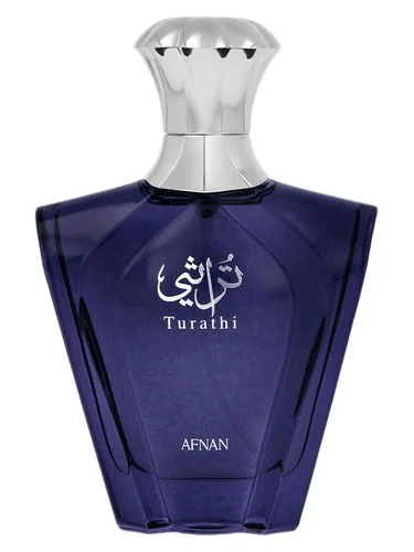 Frasco do perfume Afnan Turathi Blue