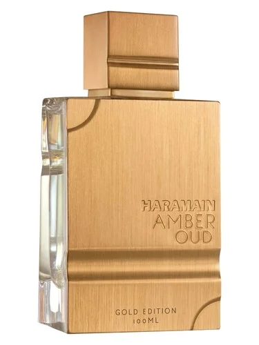 Frasco do perfume Al Haramain Amber Oud Gold Edition