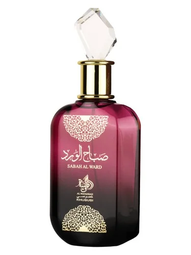 Frasco do perfume Al Wataniah Sabah Al Ward