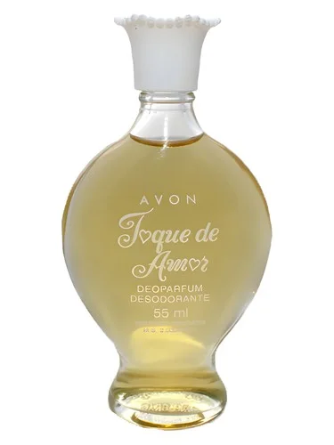 Frasco do perfume Avon Toque de Amor