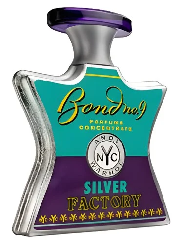 Frasco do perfume Bond No 9 Andy Warhol Silver Factory
