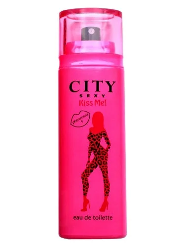 Frasco do perfume City Kiss Me