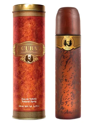 Frasco do perfume Cuba Paris Cuba Gold