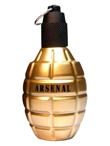 Frasco do perfume Gilles Cantuel Arsenal Gold
