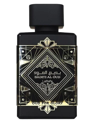 Frasco do perfume Lattafa Bade E Al Oud Oud for Glory