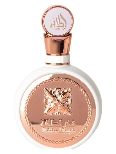 Frasco do perfume Lattafa Fakhar Rose