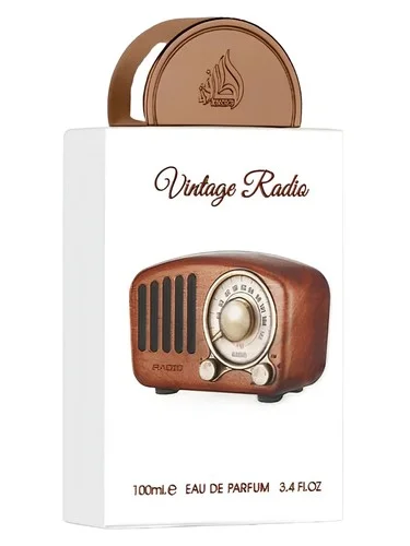 Frasco do perfume Lattafa Vintage Radio