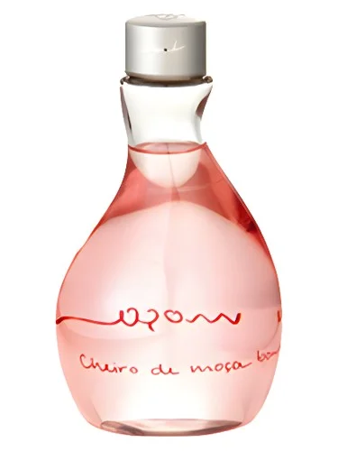 Frasco do perfume Natura Agua de Banho Cheiro de Moca Bonita