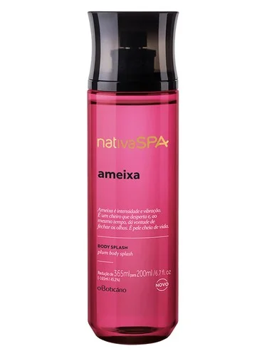 Frasco do perfume O Boticário Ameixa