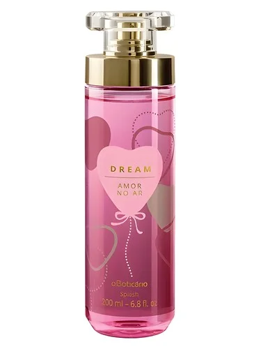 Frasco do perfume O Boticário Amor No Ar