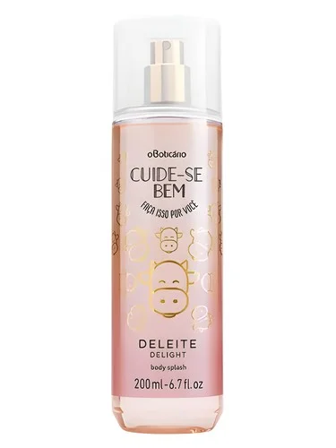 Frasco do perfume O Boticário Cuide Se Bem Deleite Delight