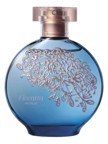 Frasco do perfume O Boticário Floratta My Blue