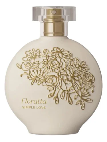 Frasco do perfume O Boticário Floratta Simple Love