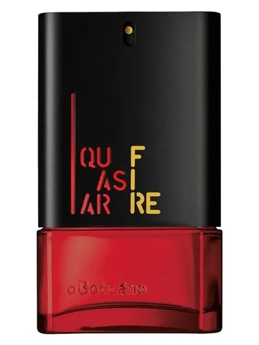 Frasco do perfume O Boticário Quasar Fire