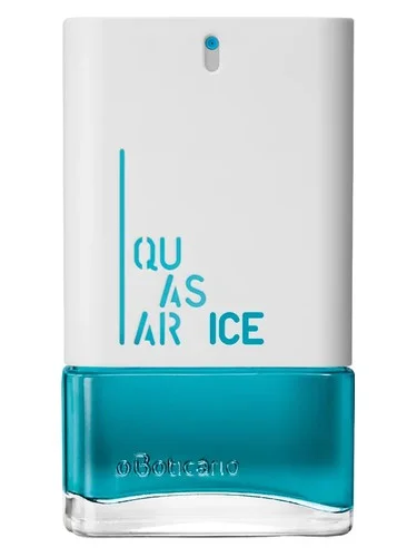 Frasco do perfume O Boticário Quasar Ice