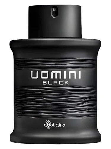 Frasco do perfume O Boticário Uomini Black