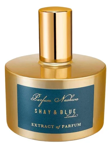 Frasco do perfume Shay Blue London Nashwa Extract Of Parfum