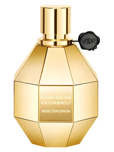 Frasco do perfume Viktor Rolf Flowerbomb Rose Explosion