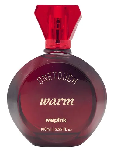 Frasco do perfume We Pink One Touch Warm