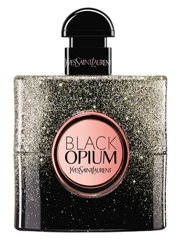 Frasco do perfume Yves Saint Laurent Black Opium Sparkle Clash Limited Collector S Edition Eau de Parfum